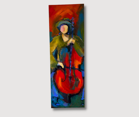 Cello - Acrylic - 127cm W x 154cm H