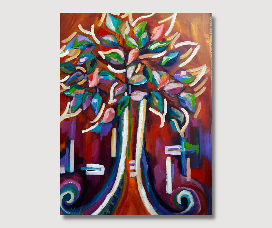 Family Tree - Acrylic - 91cm W x 122cm H