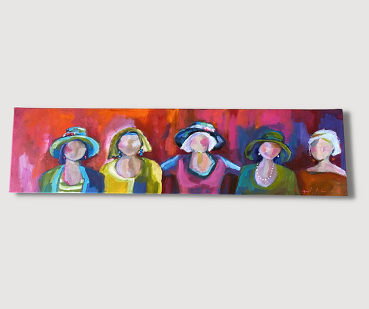 The Girls Day Out - Acrylic - 92cm W x 31cm H